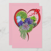 Succulent-bruiloft-bouquet (Voorkant / Achterkant)