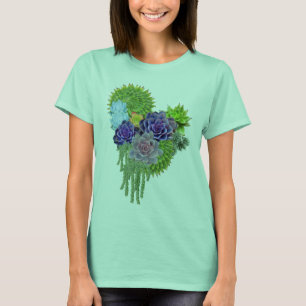 Succulent-bruiloft-bouquet T-shirt