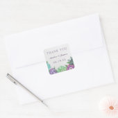 Succulent bruiloft dank u Stickers | Lavendel (Envelop)