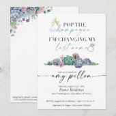 Succulent bruiloft uitnodigen Collectie Kaart (Voorkant / Achterkant)