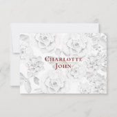 succulent burgundy gold floral bruiloft rsvp (Achterkant)