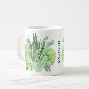 Succulent Cacti Illustratie Koffiemok