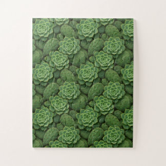 Succulent & Cactus Botanisch Patroon Legpuzzel
