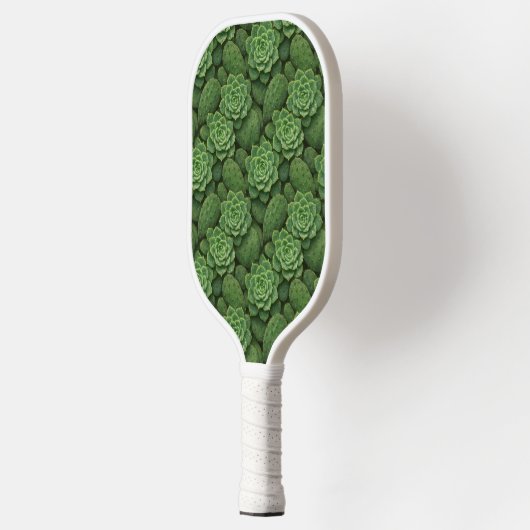 Succulent & Cactus Botanische Patroon Pickleball P Pickleball Paddle (Links)
