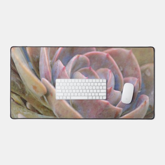 Succulent Cactus Close Up Art Desk Mat Pad (Keyboard & Muis)