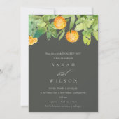 SUCCULENT CACTUS FLORAL WATERCOLOR ENGAGEMENT KAART (Voorkant)