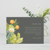 SUCCULENT CACTUS GARDEN WATERVERF DANK U BEDANKKAART (Staand voorkant)