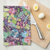 Succulent Cactus Gardening Kitchen Towelen Theedoek (Quarter Fold)