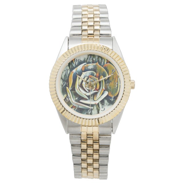 Succulent Cactus Horloge (Voorkant)