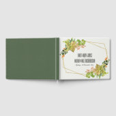 SUCCULENT CACTUS ORANJE FLORAL WATERVERF WREATS GASTENBOEK (Volledig)