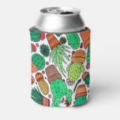 Succulent Cactus Potted Planten Green Cacti Garden Blikjeskoeler (Blikje Achterkant)