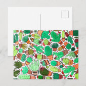 Succulent Cactus Potted Planten Green Cacti Garden Briefkaart (Voorkant / Achterkant)
