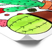 Succulent Cactus Potted Planten Green Cacti Garden Poster (Hoek)
