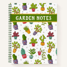 Succulent, Cactus, woestijn Notitieboek