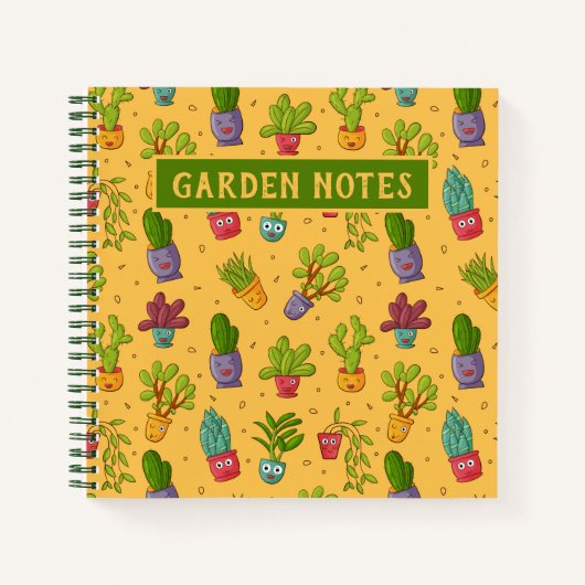 Succulent, Cactus, woestijn Notitieboek (Voorkant)