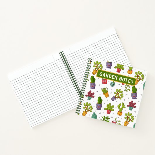 Succulent, Cactus, woestijn Notitieboek (Binnen)