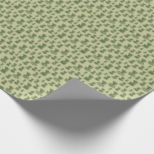 Succulent cactussilhouet in bekertjes en potten cadeaupapier (Hoek)