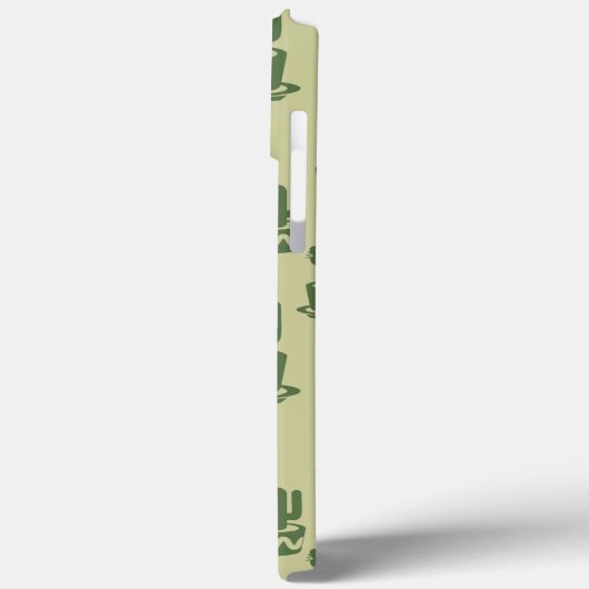 Succulent cactussilhouet in bekertjes en potten Case-Mate iPhone case (Achterkant / Links)