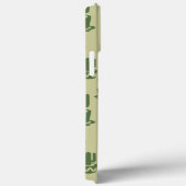 Succulent cactussilhouet in bekertjes en potten Case-Mate iPhone case (Achterkant / Rechts)