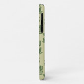 Succulent cactussilhouet in bekertjes en potten Case-Mate iPhone case (Achterkant/links)