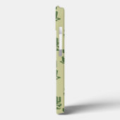 Succulent cactussilhouet in bekertjes en potten Case-Mate iPhone case (Achterkant / Links)