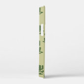 Succulent cactussilhouet in bekertjes en potten Case-Mate iPhone case (Achterkant / Rechts)