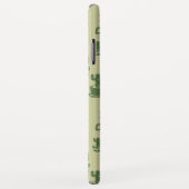 Succulent cactussilhouet in bekertjes en potten Case-Mate iPhone case (Achterkant/rechts)