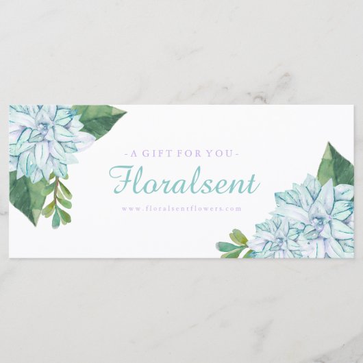  Succulent Cadeaubon (Voorkant)