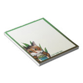 Succulent Calico Cat - Gepersonaliseerd Notitieblo Notitieblok (Schuin)