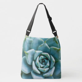 Succulent Closeup Crossbody Tas