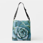 Succulent Closeup Crossbody Tas (Achterkant)