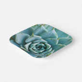 Succulent Closeup Papieren Bordje (Gebogen)