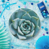 Succulent Closeup Papieren Bordje (Feest)