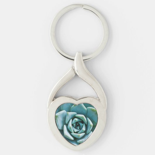 Succulent Closeup Sleutelhanger (Voorkant)