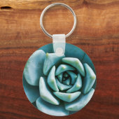 Succulent Closeup Sleutelhanger (Voorkant)