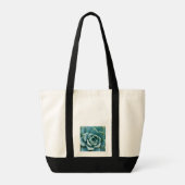 Succulent Closeup Tote Bag (Achterkant)