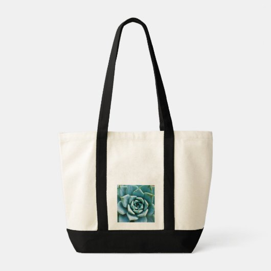 Succulent Closeup Tote Bag (Achterkant)