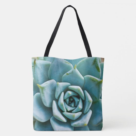 Succulent Closeup Tote Bag (Achterkant)