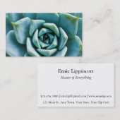 Succulent Closeup Visitekaartje (Voorkant / Achterkant)