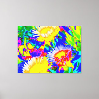 Succulent Color Abstraction Canvas Afdruk