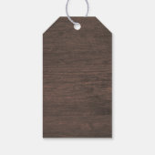 Succulent Country Rustieke Lantaarn Bruiloft Dank Cadeaulabel (Achterkant)