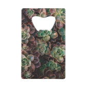 Succulent Creditkaart Flessenopener (Voorkant)