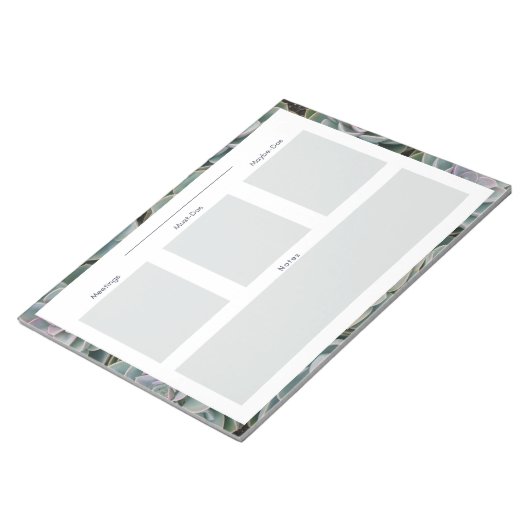 Succulent Dagelijks Planning Notitieblok (Schuin)