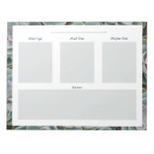 Succulent Dagelijks Planning Notitieblok (Voorkant)