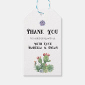 Succulent Dank u Label Cadeaulabel (Voorkant)