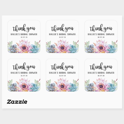 Succulent Dank u Sticker (Vel)