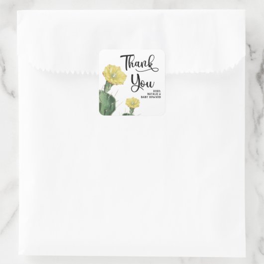 Succulent Dank u Sticker (Tas)