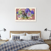 Succulent decor canvas afdruk (Insitu (Slaapkamer))