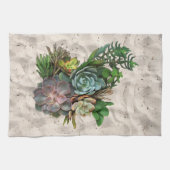 Succulent decor theedoek (Horizontaal)