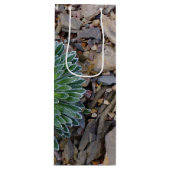 Succulent Desert plant Wijn Cadeautas (Voorkant)
